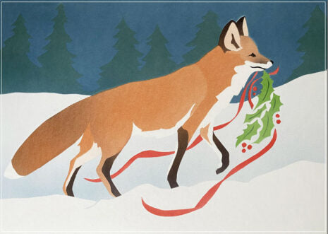Red Fox - Christmas Card