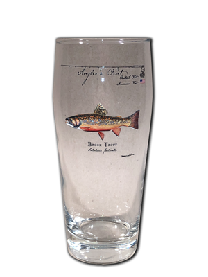 Angler's Pint Glasses- Choose From 4 Different Trout