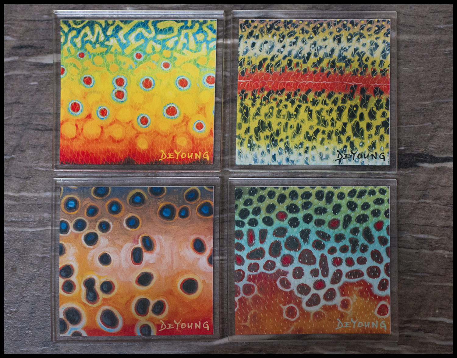 DeYoung Glass Coasters