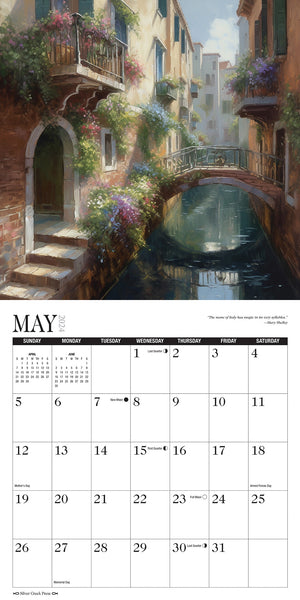 2024 A Year In Italy Calendar