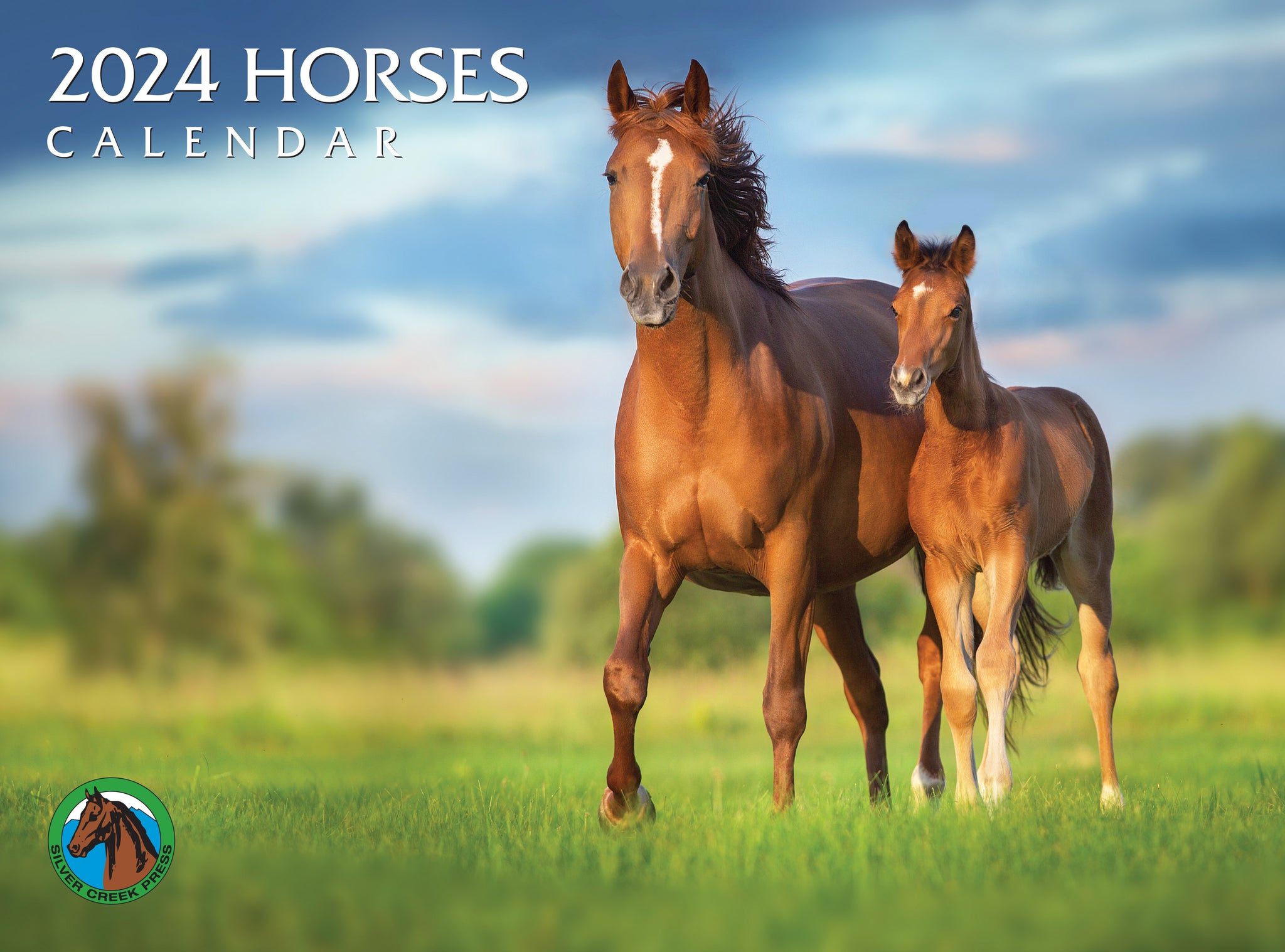 2024 Horses Calendar Silver Creek Press