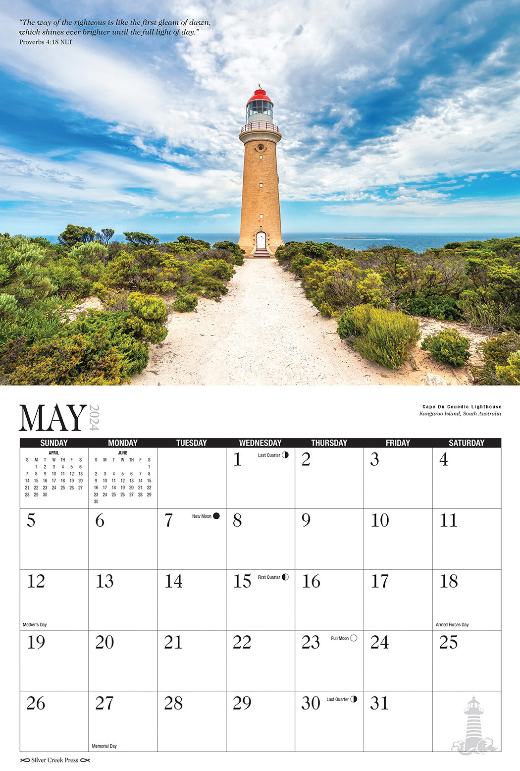 2024 Lighthouse Calendar A Guiding Light
