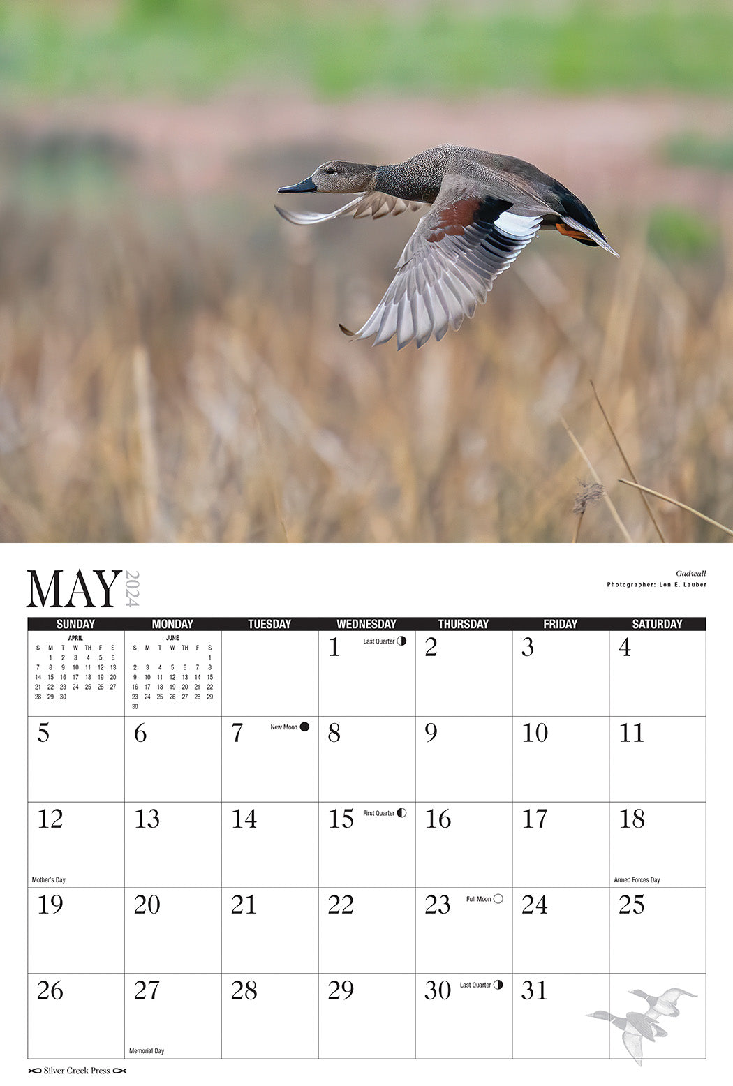 2024 Waterfowl Calendar Silver Creek Press