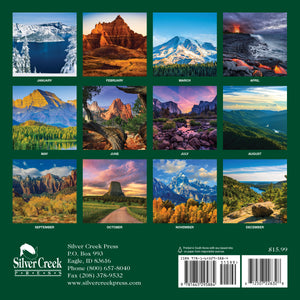 2026 America's National Parks & Forests Calendar 12x12