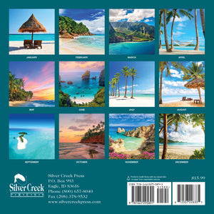 2026 Beaches Calendar 12x12