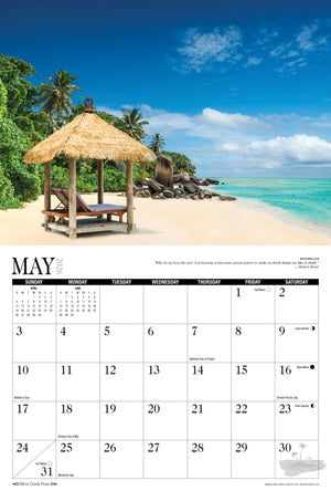 2026 Beaches & Sunsets Calendar