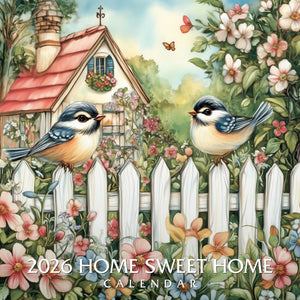2026 Home Sweet Home Calendar 12x12