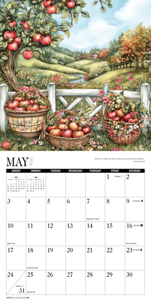 2026 Home Sweet Home Calendar 12x12