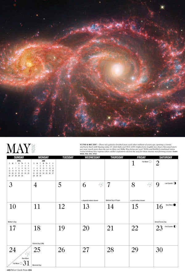 2026 James Webb Space Telescope Calendar Silver Creek Press 2026 James Webb Space Telescope Calendar Silver Creek Press