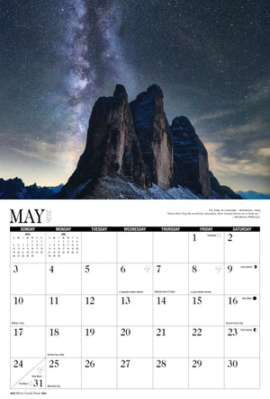 2026 Starry Night Calendar