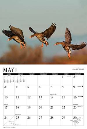 2026 Waterfowl Calendar