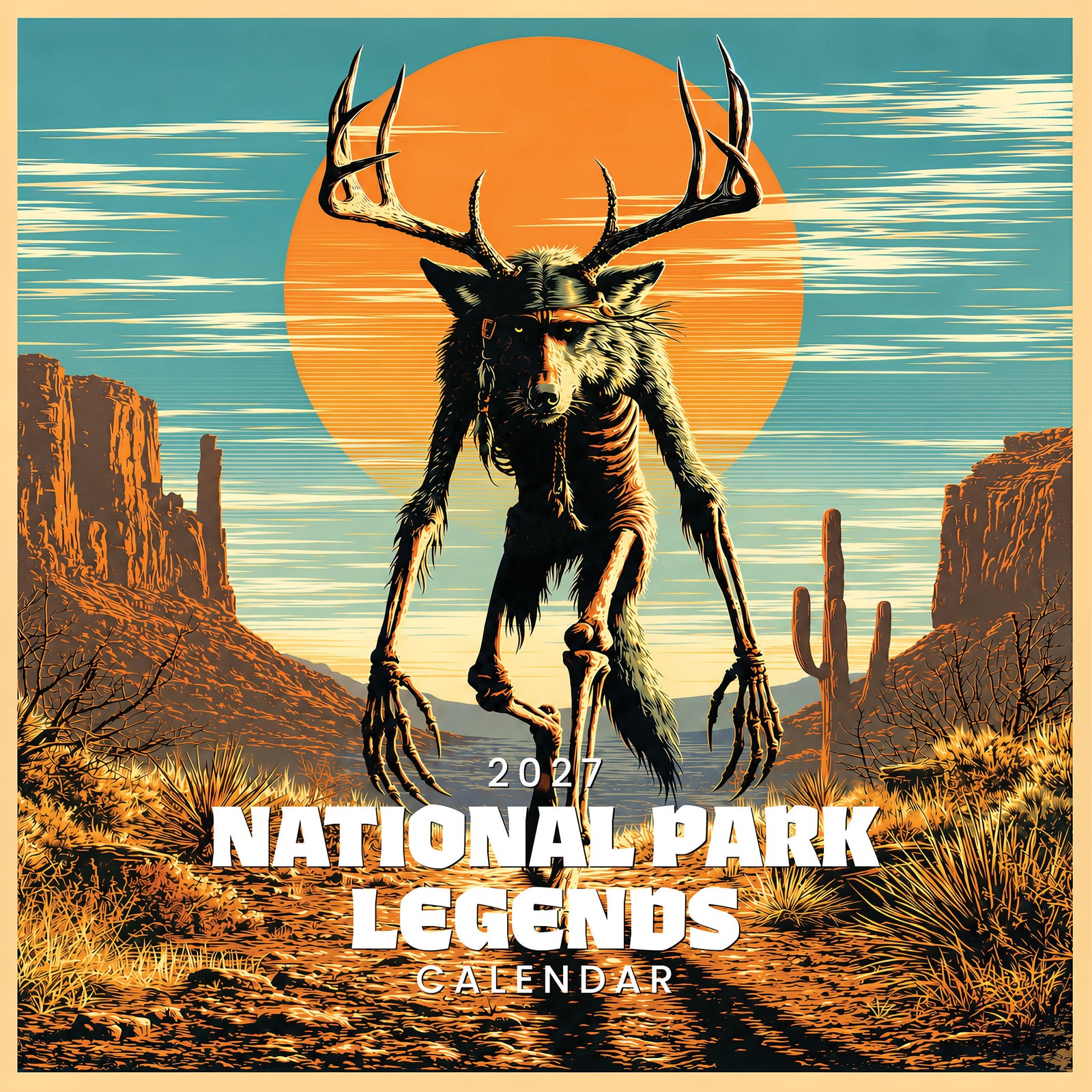 2027 National Parks Legends Calendar 12x12
