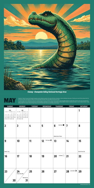 2027 National Parks Legends Calendar 12x12