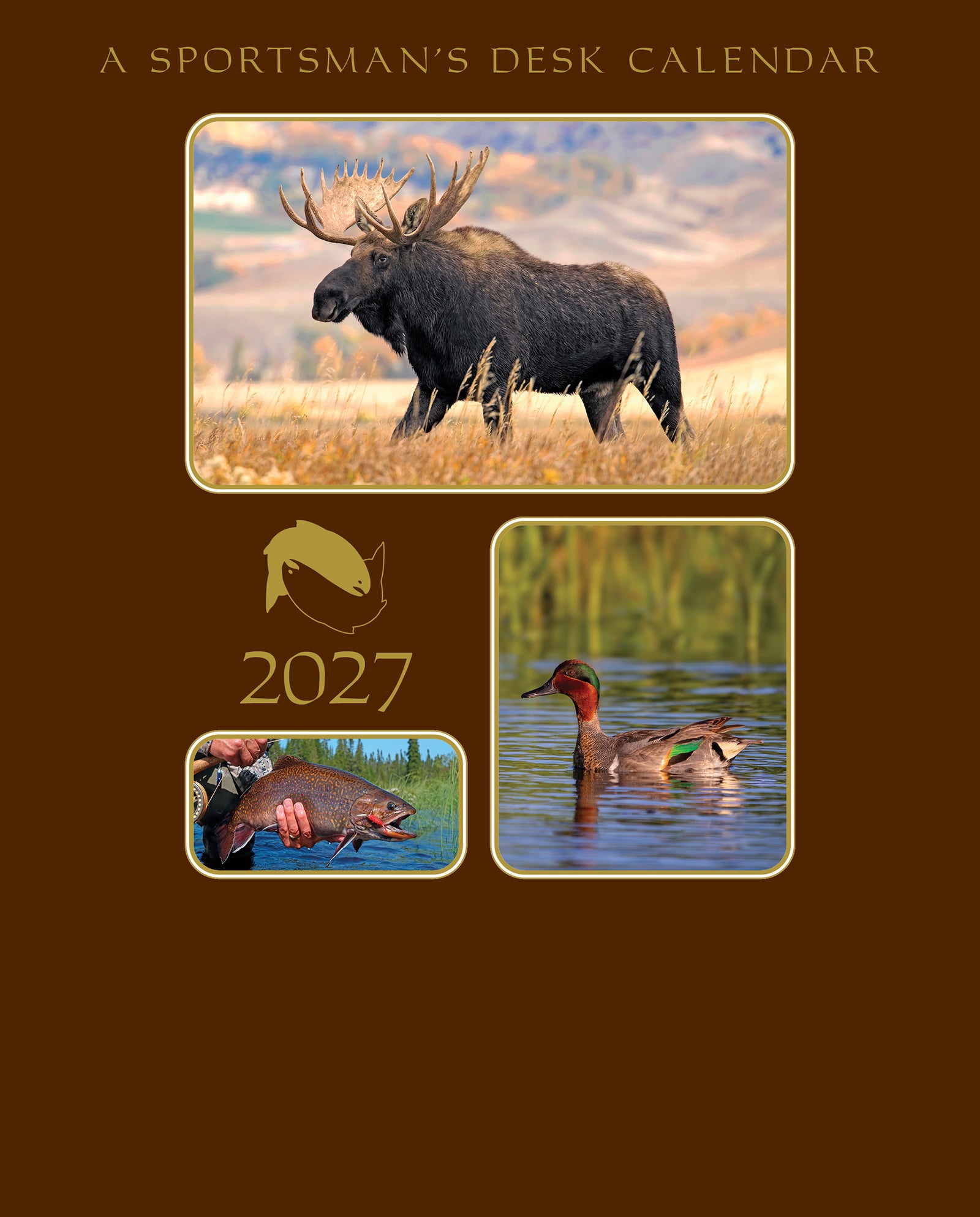 2027 Sportsman's Desk Calendar