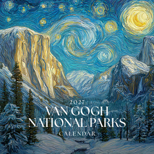 2027 Van Gogh National Parks Calendar 12x12