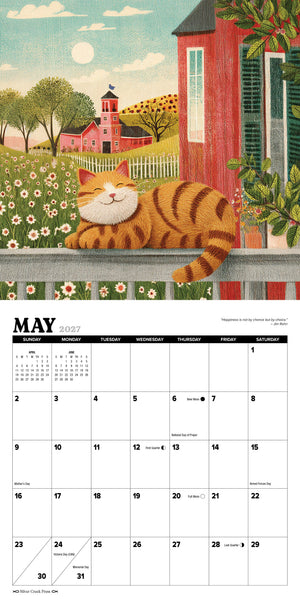 2027 A Cat's Tail Calendar 12x12