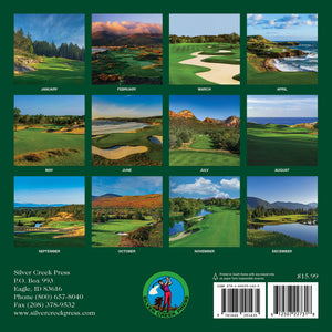 2027 A Year Of Golf Calendar 12x12