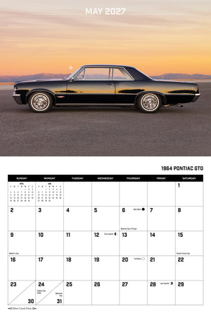 2027 American Muscle Cars Calendar