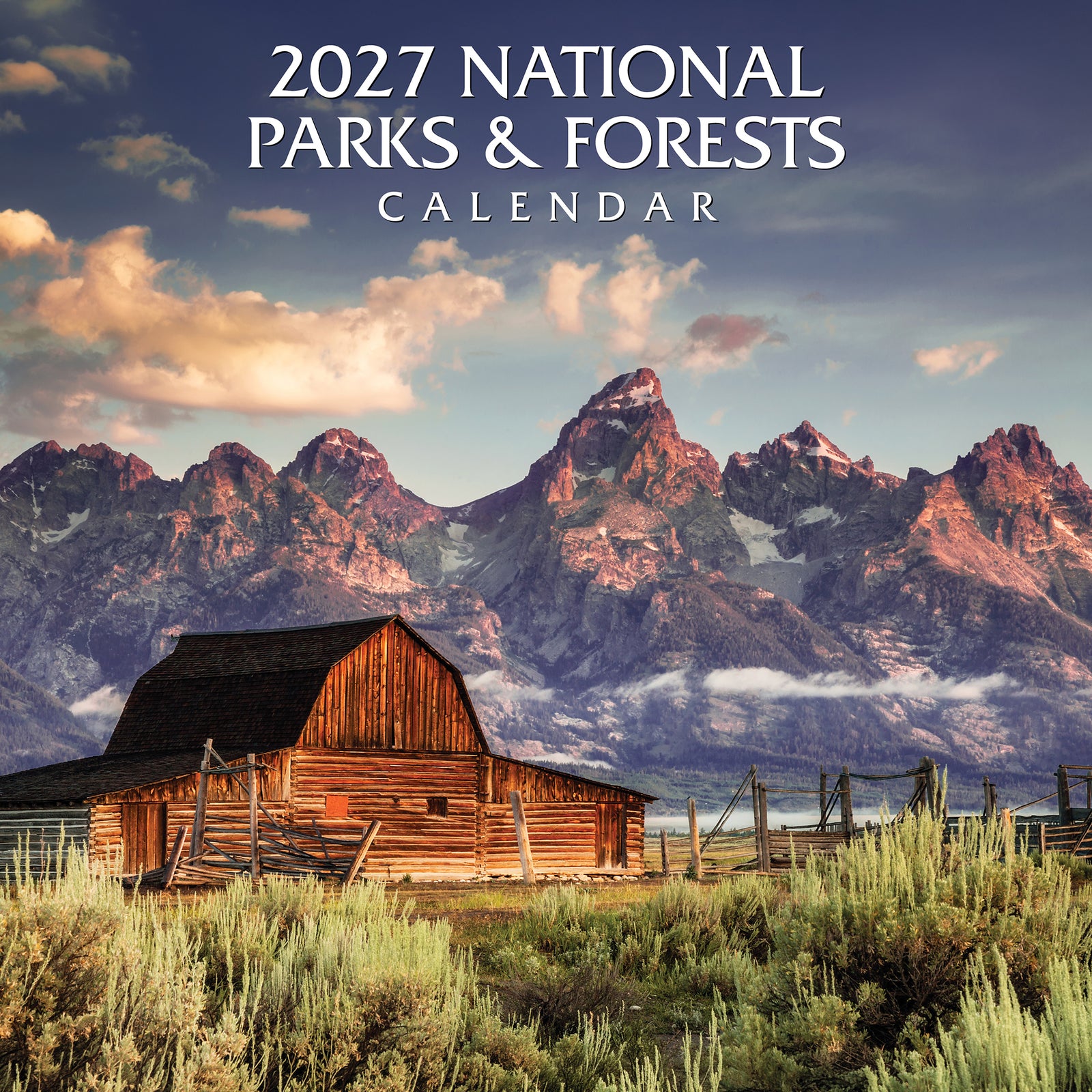 2027 America's National Parks & Forests Calendar 12x12