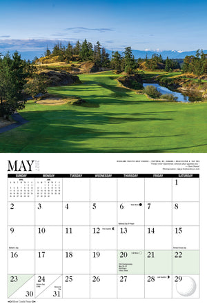 2027 Best Of Golf Calendar