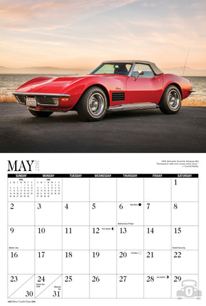 2027 Classic Cars Calendar