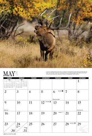 2027 Elk Calendar