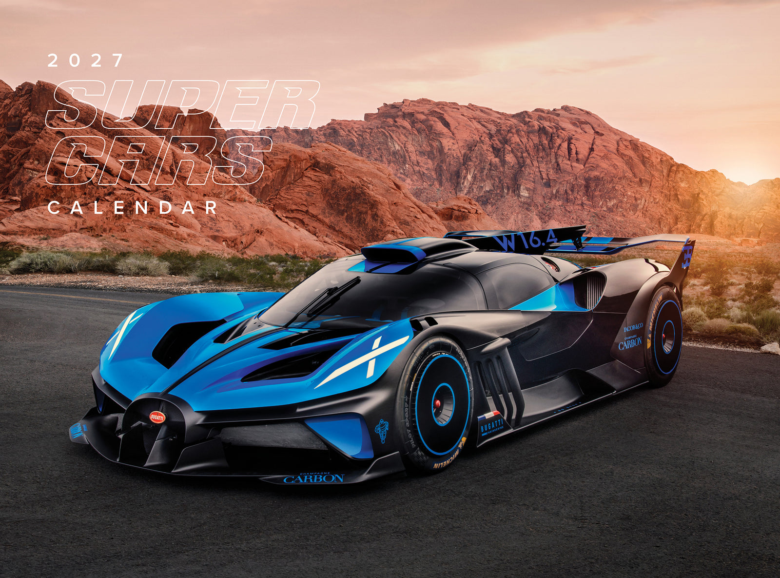2027 Super Cars Calendar
