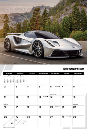 2027 Super Cars Calendar