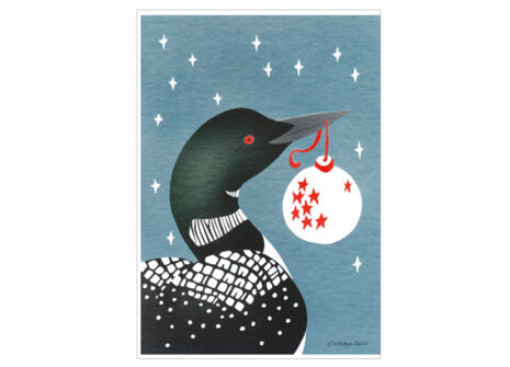 Blue Loon - Christmas Card