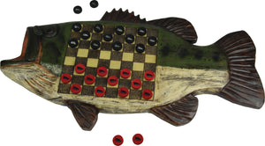Wildlife Checkerboards- Moose Antler, Bass, & Bear