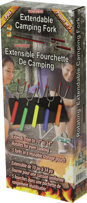 Rotating Extendable Camp Forks
