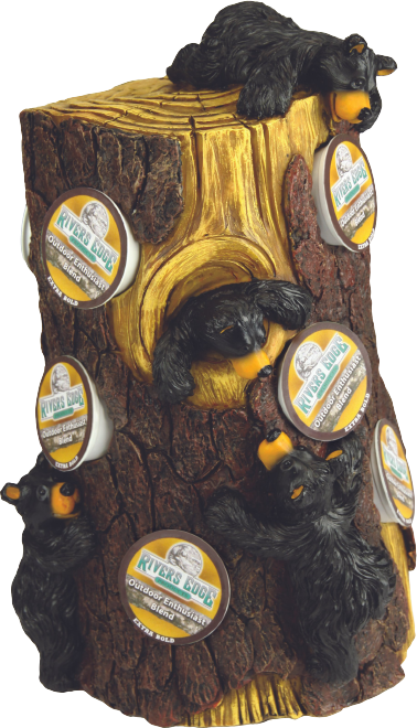 Bear Pine Tree- K- Cup Coffee Pod Holder