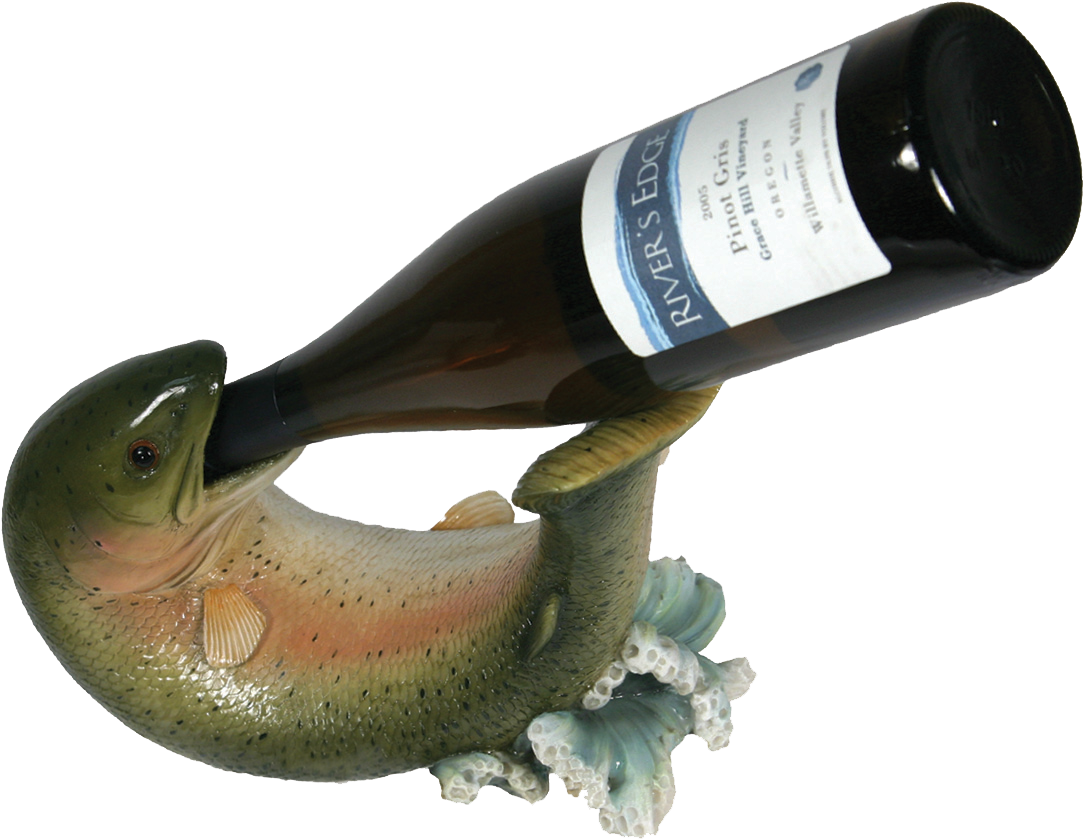 Rainbow Trout Wine Bottle Holder