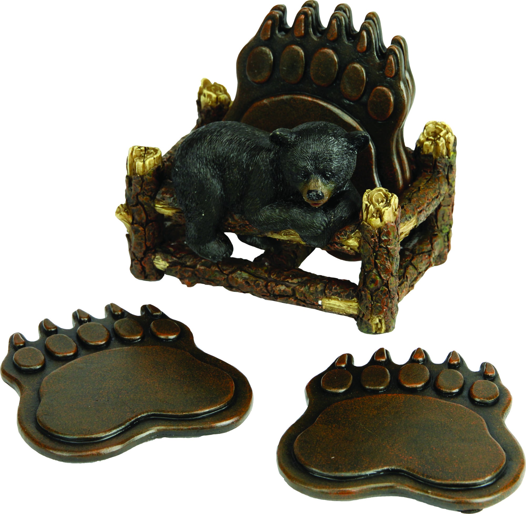 Bear Paw Coasters