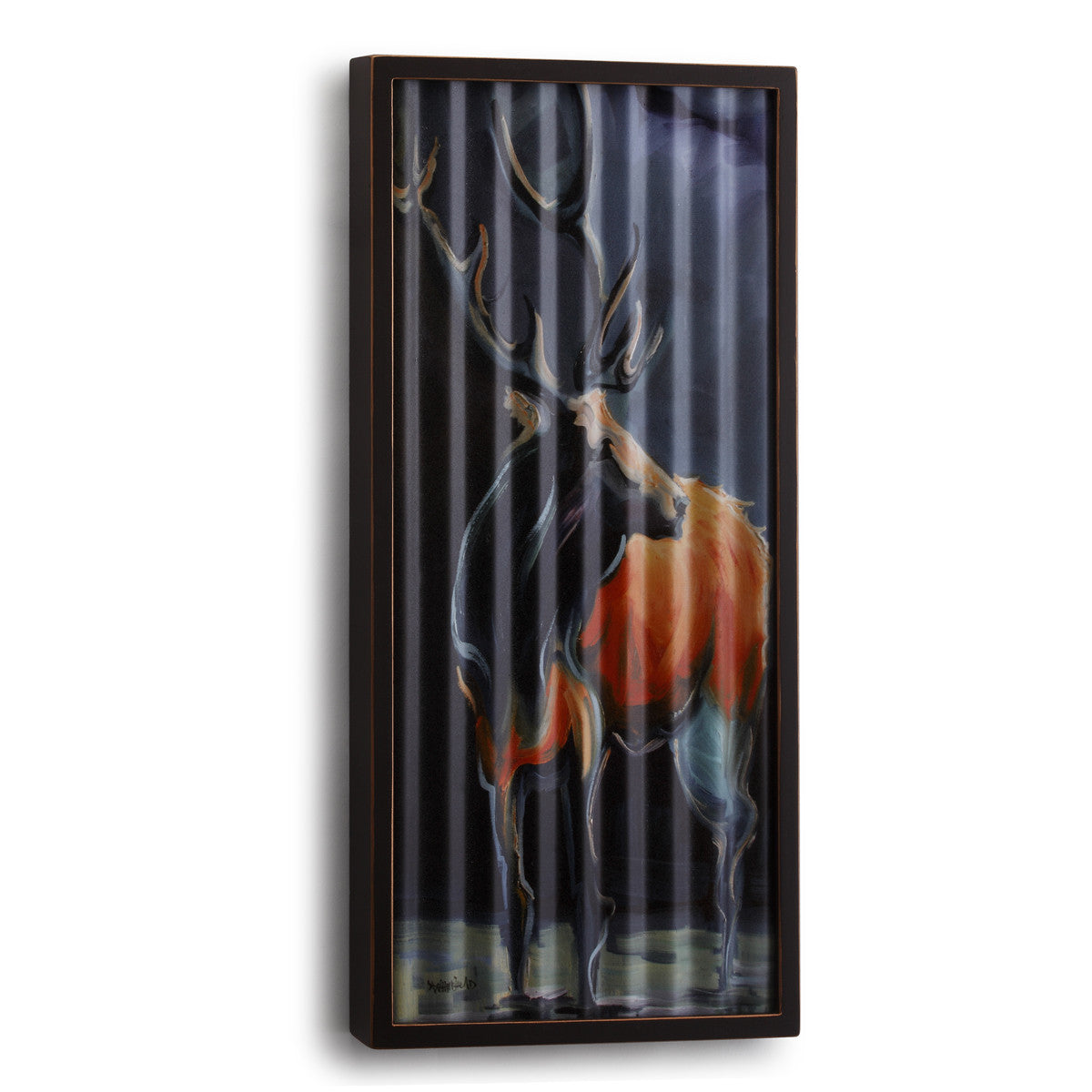 Elk Corrugated Metal Art