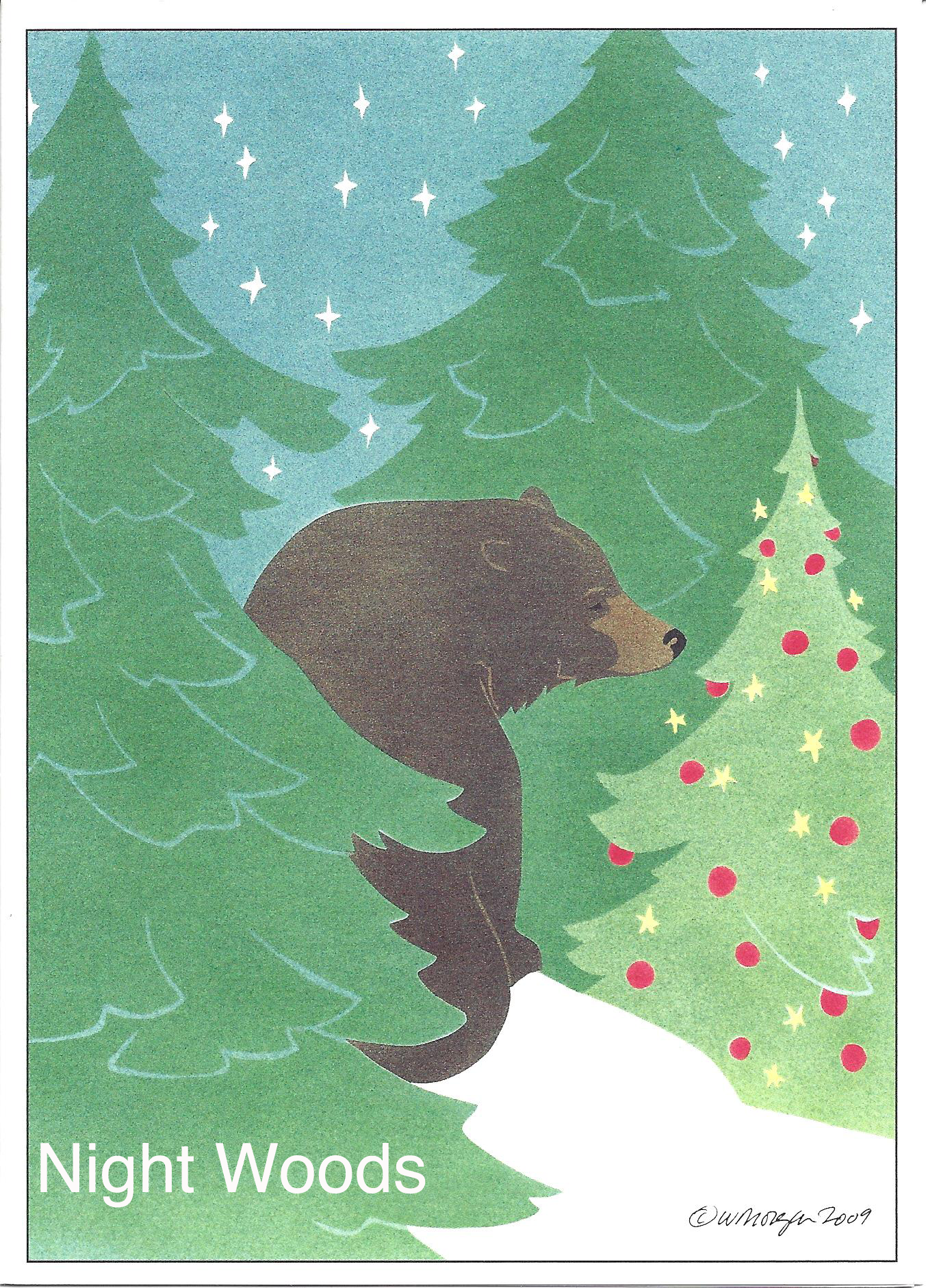 Night Woods - Christmas Card