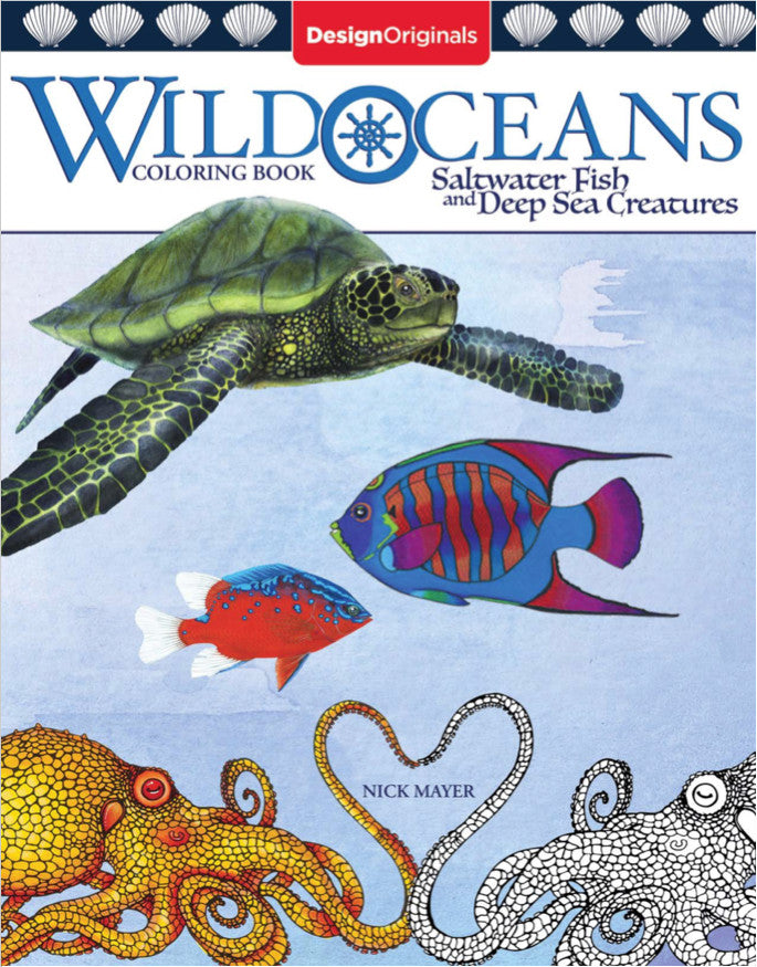 WILD OCEANS COLORING BOOK